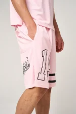 Amicci Bulevar Mesh Shorts Pink (3)
