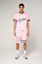 Amicci Bulevar Mesh Shorts Pink (5)
