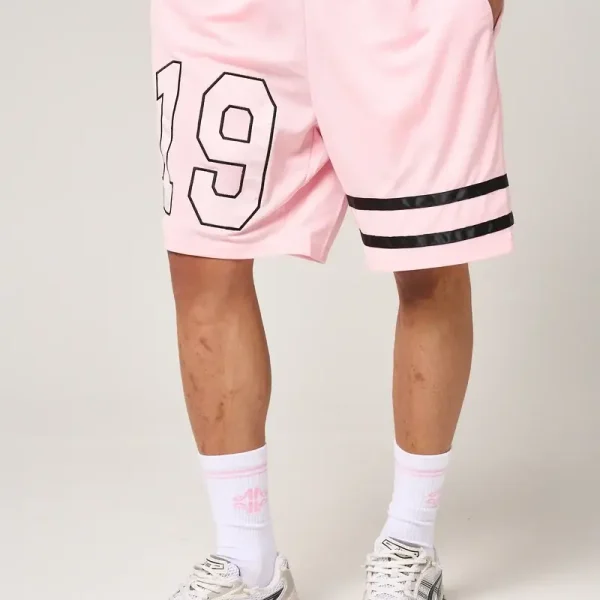 Amicci Bulevar Mesh Shorts Pink (6)