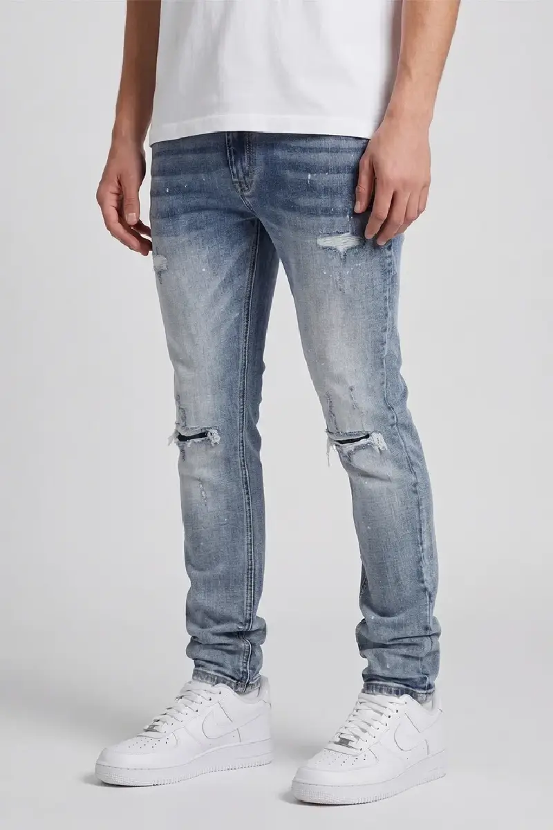 Amicci Caruso Blue Slim Jean (5)