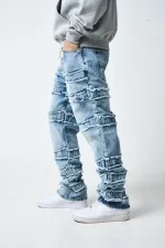Amicci Caspian Stacked Jean Blue (7)