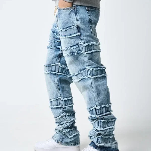 Amicci Caspian Stacked Jean Blue (7)