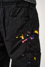 Amicci Colonel Cargo Shorts Black (2)
