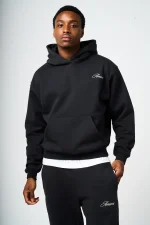 Amicci Doakes Black Embroidery Logo Hoodie (1)