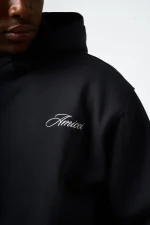 Amicci Doakes Black Embroidery Logo Hoodie (3)
