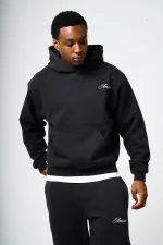 Amicci Doakes Black Embroidery Logo Hoodie (4)