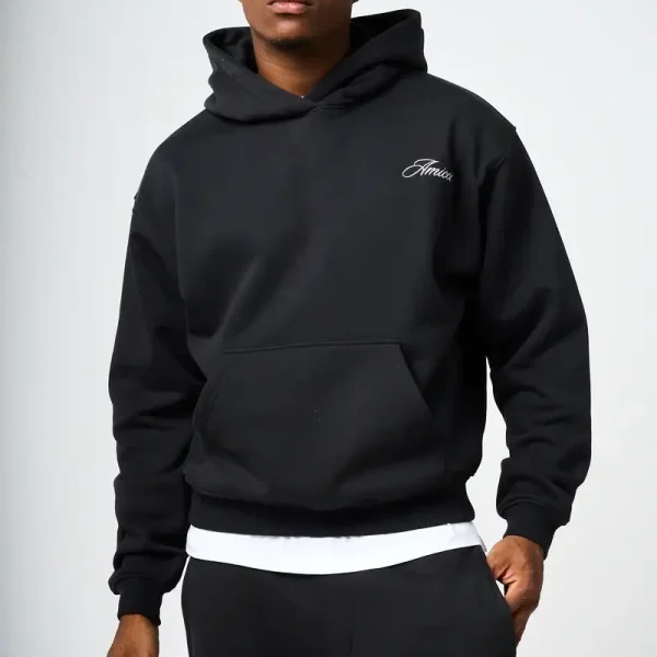 Amicci Doakes Black Embroidery Logo Tracksuit (1)