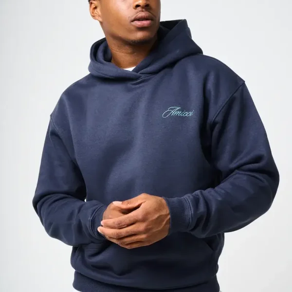 Amicci Doakes Navy Embroidery Logo Hoodie (1)