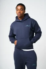 Amicci Doakes Navy Embroidery Logo Hoodie (5)
