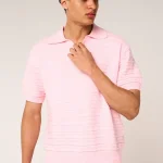 Amicci Dune Knitted Polo Pink (1)
