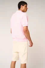 Amicci Dune Knitted Polo Pink (2)