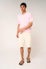 Amicci Dune Knitted Polo Pink (3)