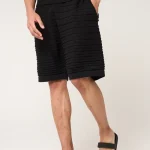 Amicci Dune Knitted Shorts Black (1)