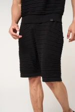 Amicci Dune Knitted Shorts Black (3)