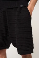 Amicci Dune Knitted Shorts Black (4)