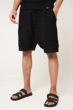 Amicci Dune Knitted Shorts Black (5)