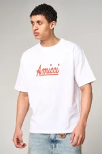 Amicci Fadel Embroidery Logo T Shirt (1)