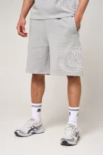 Amicci Fares Logo Embroidery Shorts Grey (7)