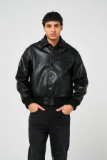Amicci Fulton Leather Varsity Jacket (1)