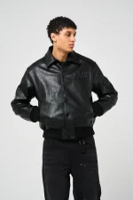 Amicci Fulton Leather Varsity Jacket (6)