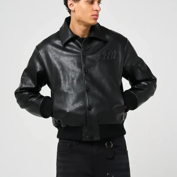 Amicci Fulton Leather Varsity Jacket (6)