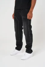 Amicci Haulier Black Studded Carpenter Denim (5)