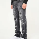 Amicci Imola Grey Flare Jean (1)