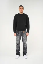 Amicci Imola Grey Flare Jean (3)
