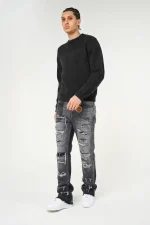 Amicci Imola Grey Flare Jean (5)