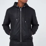 Amicci Isandro Black Croc Leather Jacket (1)