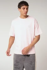Amicci Karim Emblem Logo T Shirt Pink (1)