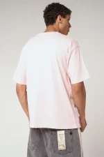 Amicci Karim Emblem Logo T Shirt Pink (2)
