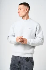 Amicci Larrea Grey Straight Fit Pattern Denim (5)