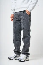 Amicci Larrea Grey Straight Fit Pattern Denim (8)