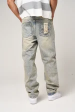Amicci Lennox Tinted Blue Straight Jeans (3)