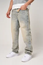Amicci Lennox Tinted Blue Straight Jeans (9)