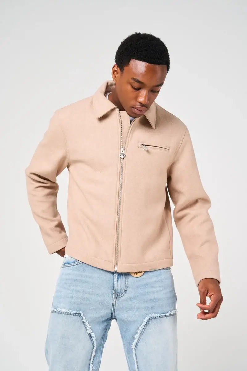 Amicci Ludlow Beige Coach Jacket (6)