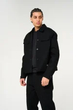 Amicci Maceo Embossed Jacket Black (4)