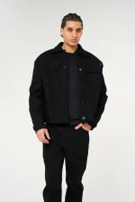 Amicci Maceo Embossed Jacket Black (5)