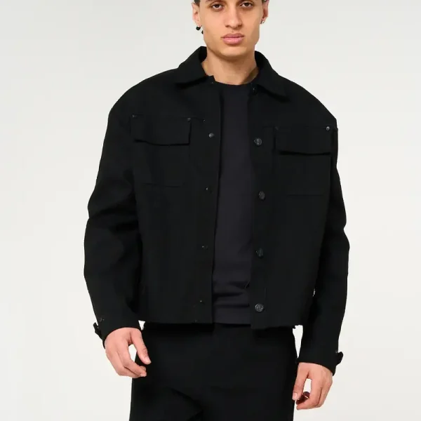 Amicci Maceo Embossed Jacket Black (6)