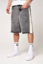 Amicci Maranello Grey Denim Shorts (1)