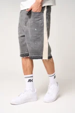 Amicci Maranello Grey Denim Shorts (6)