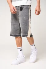 Amicci Maranello Grey Denim Shorts (7)