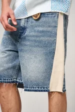 Amicci Maranello Mid Blue Denim Shorts (5)