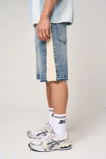 Amicci Maranello Mid Blue Denim Shorts (6)