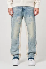 Amicci Maranello Tinted Blue Flare Jean (3)