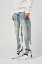 Amicci Maranello Tinted Blue Flare Jean (5)