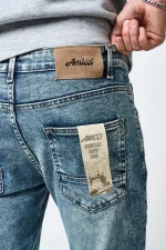 Amicci Orion Slim Jean Light Blue (3)