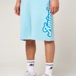 Amicci Rachid Puff Print Shorts Blue (1)