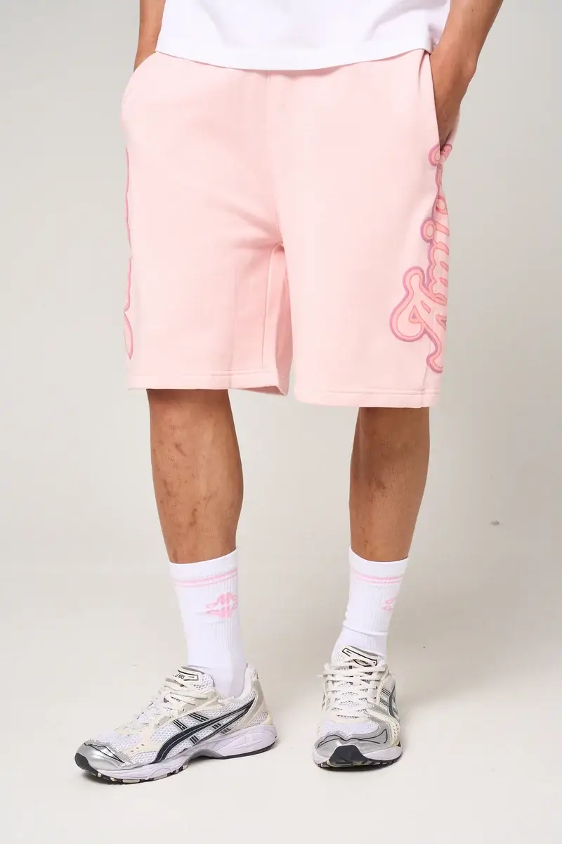 Amicci Rachid Puff Print Shorts Pink (7)